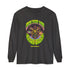 Open Your Mind (Front design) - Unisex Garment-dyed Long Sleeve T-Shirt